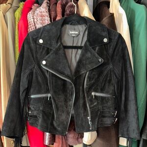 Bebe Black Suede Women's Jacket